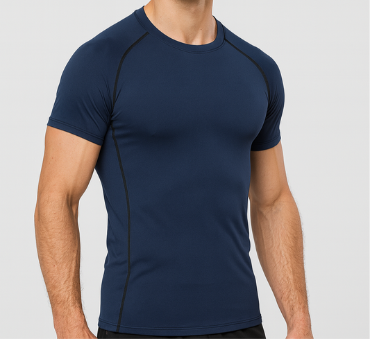 Midnight Fitted Performance Tee