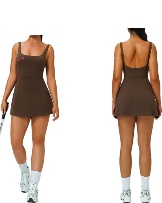 Espresso Tennis Dress